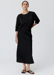 Innes Bias Skirt- Black