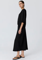Innes Bias Skirt- Black