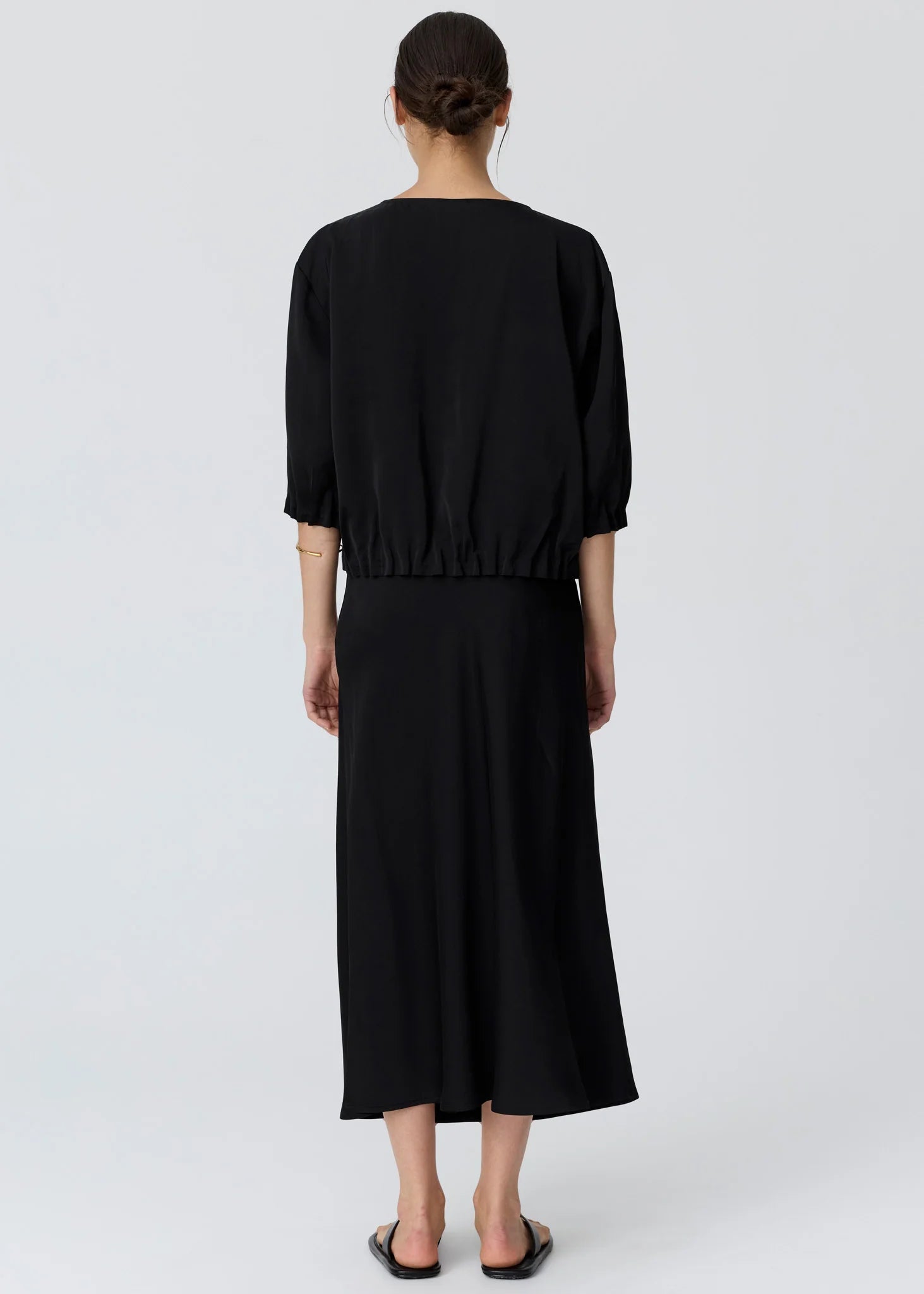 Innes Bias Skirt- Black