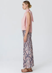 Lattice Skirt- Pink Check