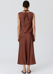 Innes Bias Skirt- Toffee