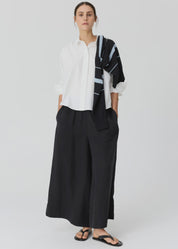 Elina Two Way Shirt- White