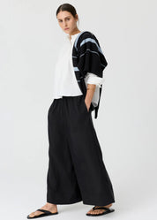 Elina Two Way Shirt- White