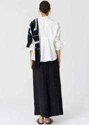 Elina Two Way Shirt- White
