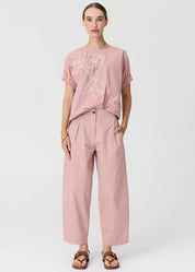 Alma Barrel Pant- Pink
