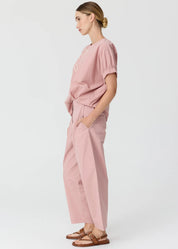Alma Barrel Pant- Pink