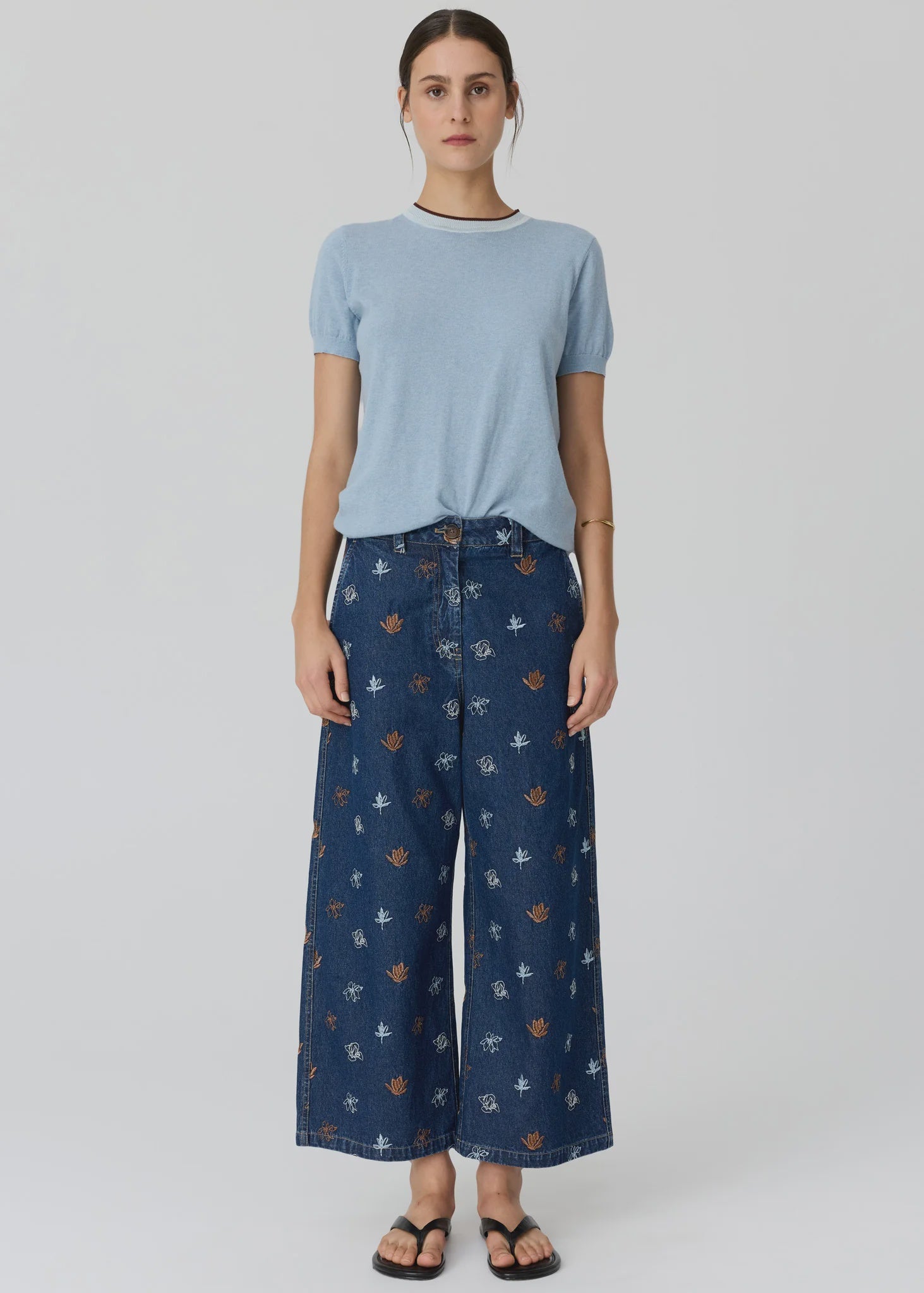 Dillon Tee - Blue & Choc