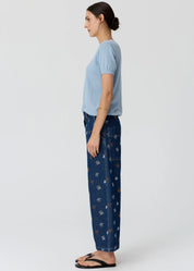 Dillon Tee - Blue & Choc