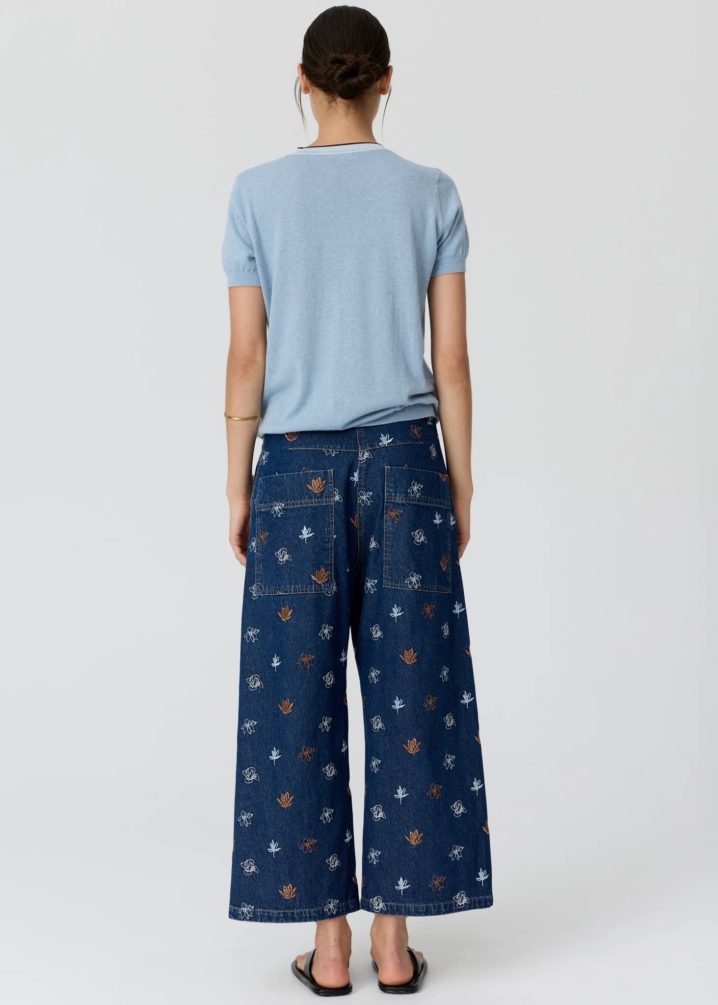 Dillon Tee - Blue & Choc