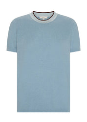 Dillon Tee - Blue & Choc