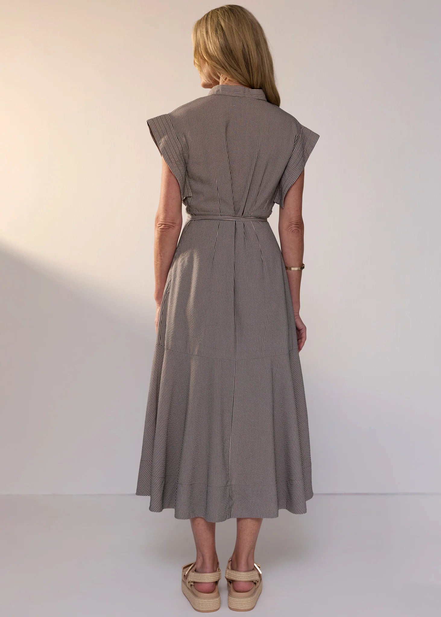 Dylan Dress- Shadow Stripe