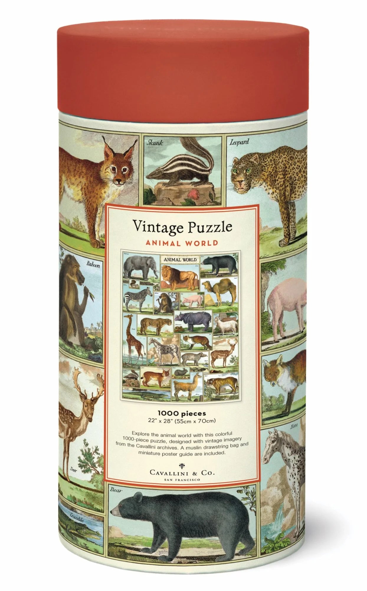 Vintage Puzzle- Animal World