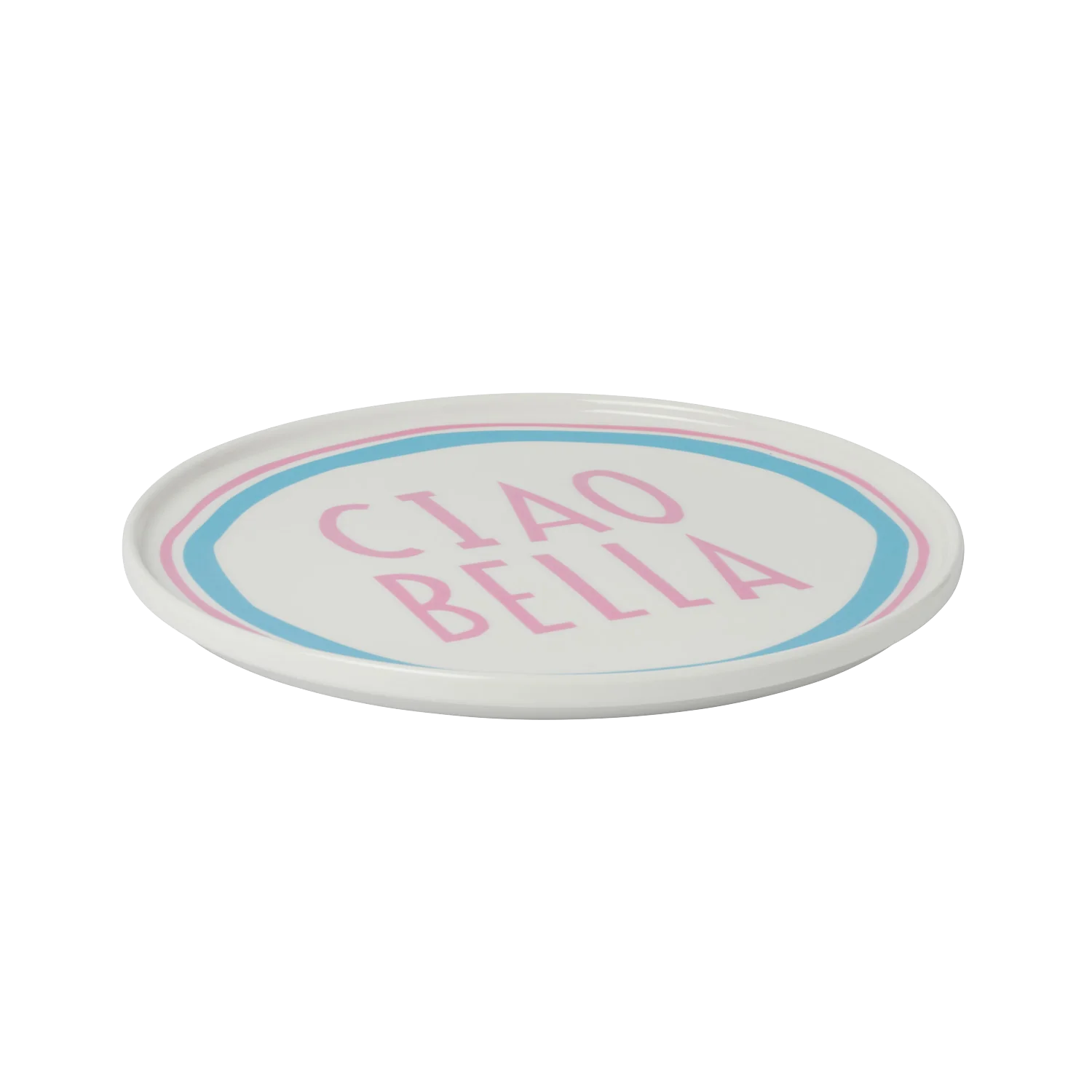 Blue Ciao Bella Plate