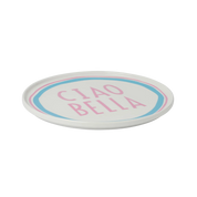 Blue Ciao Bella Plate