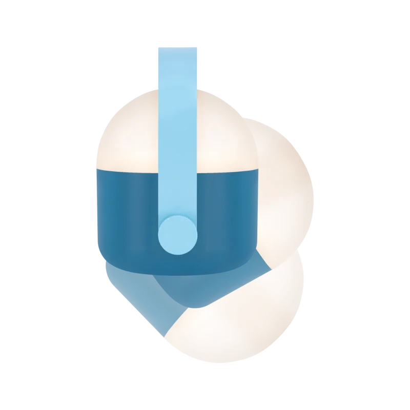 Portable LED Ole Lamp- Blue