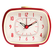 Retro Alarm Clock- Red
