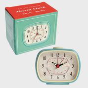 Retro Alarm Clock- Blue
