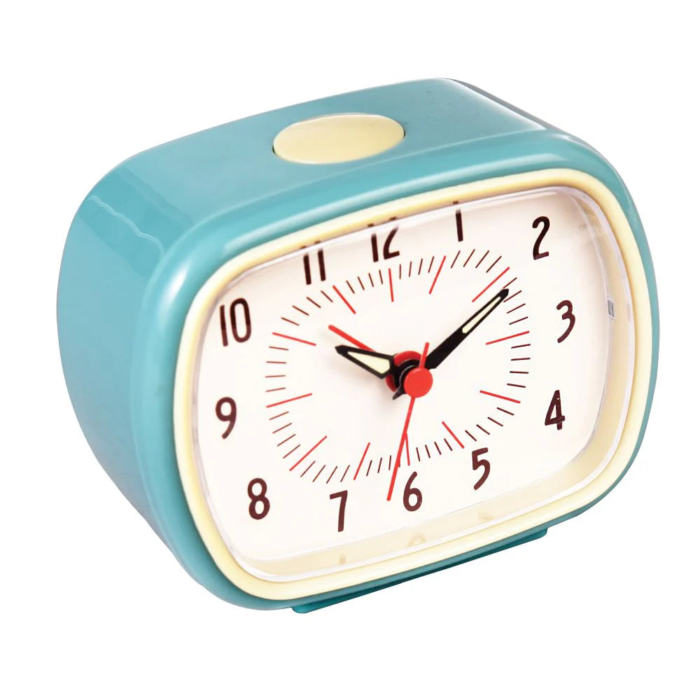 Retro Alarm Clock- Blue
