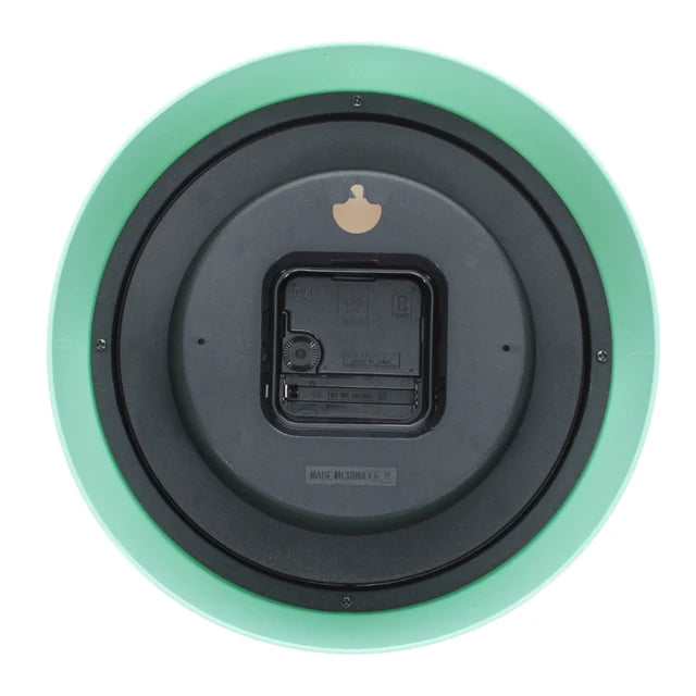 Retro Wall Clock - Mint Green
