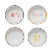 Red Italian Bowl Set