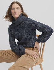 Hudson Knit - Navy - Presence Hamilton