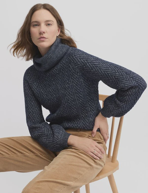 Hudson Knit - Navy - Presence Hamilton