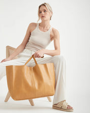 Unlined Leather Tote - Presence Hamilton