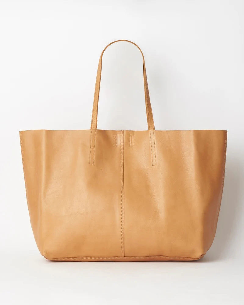 Unlined Leather Tote - Presence Hamilton