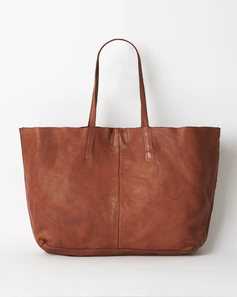 Unlined Leather Tote - Presence Hamilton