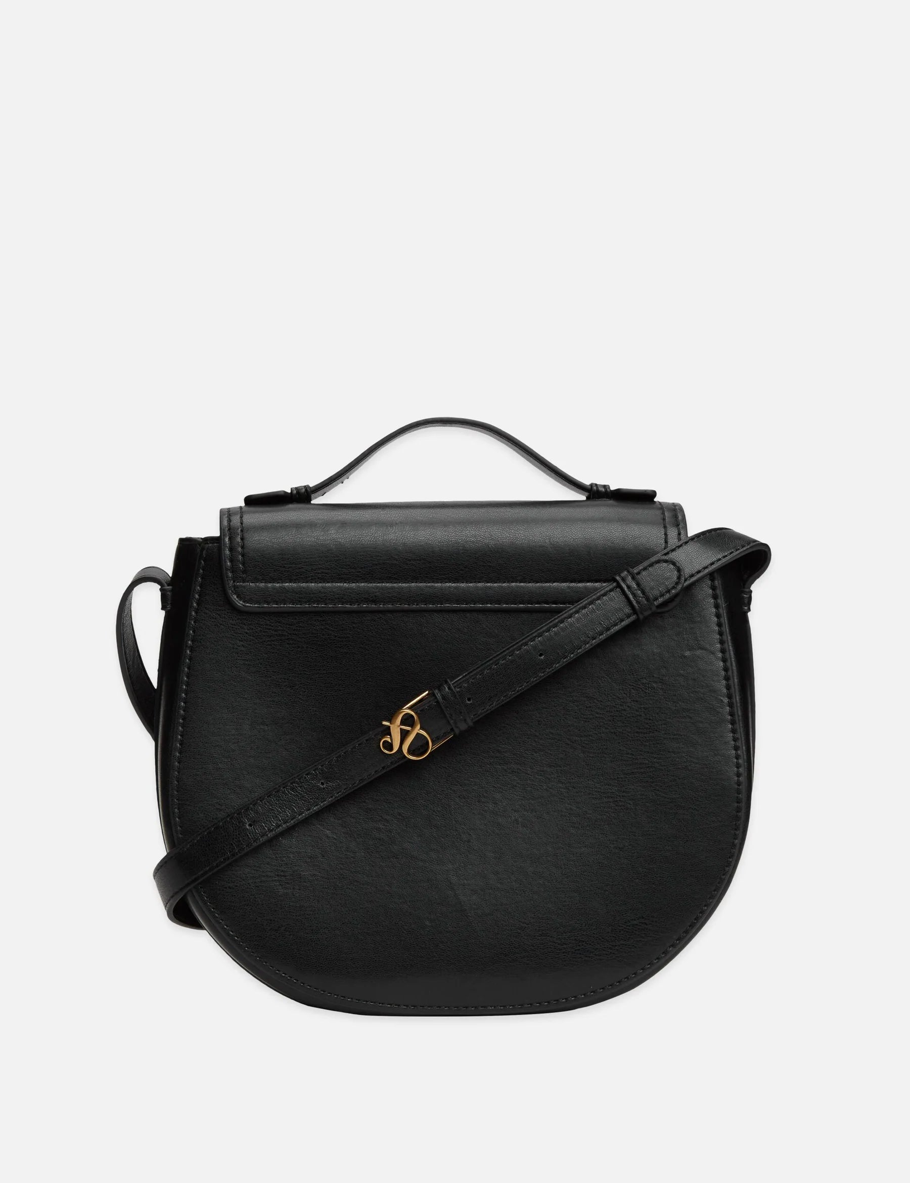 Embossed Crossbody Bag- Black
