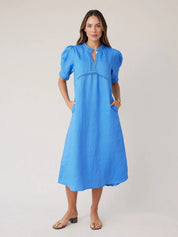 Sculpt Dress- Azure