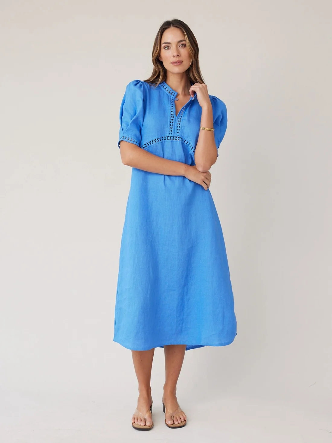 Sculpt Dress- Azure