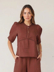 Sculpt Top- Mocha