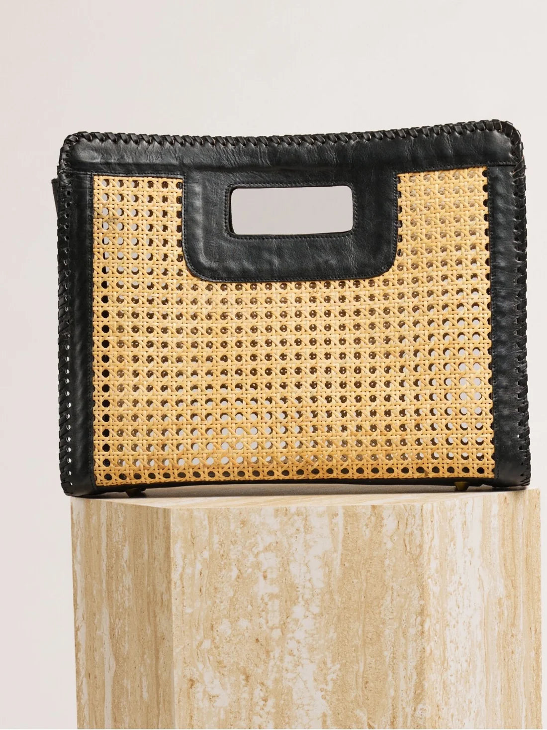 Stitch Edge Tote - Onyx - Large