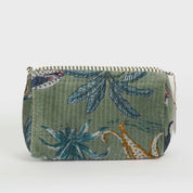 Velvet Pouch - Sage Tiger - Medium - Presence Hamilton