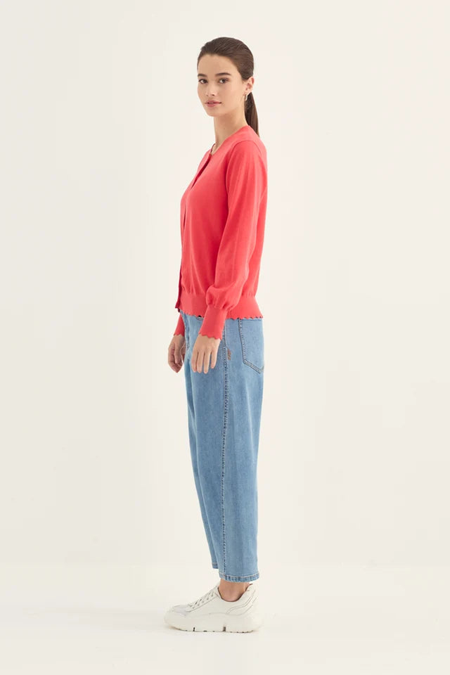 Sass Cardigan- Papaya