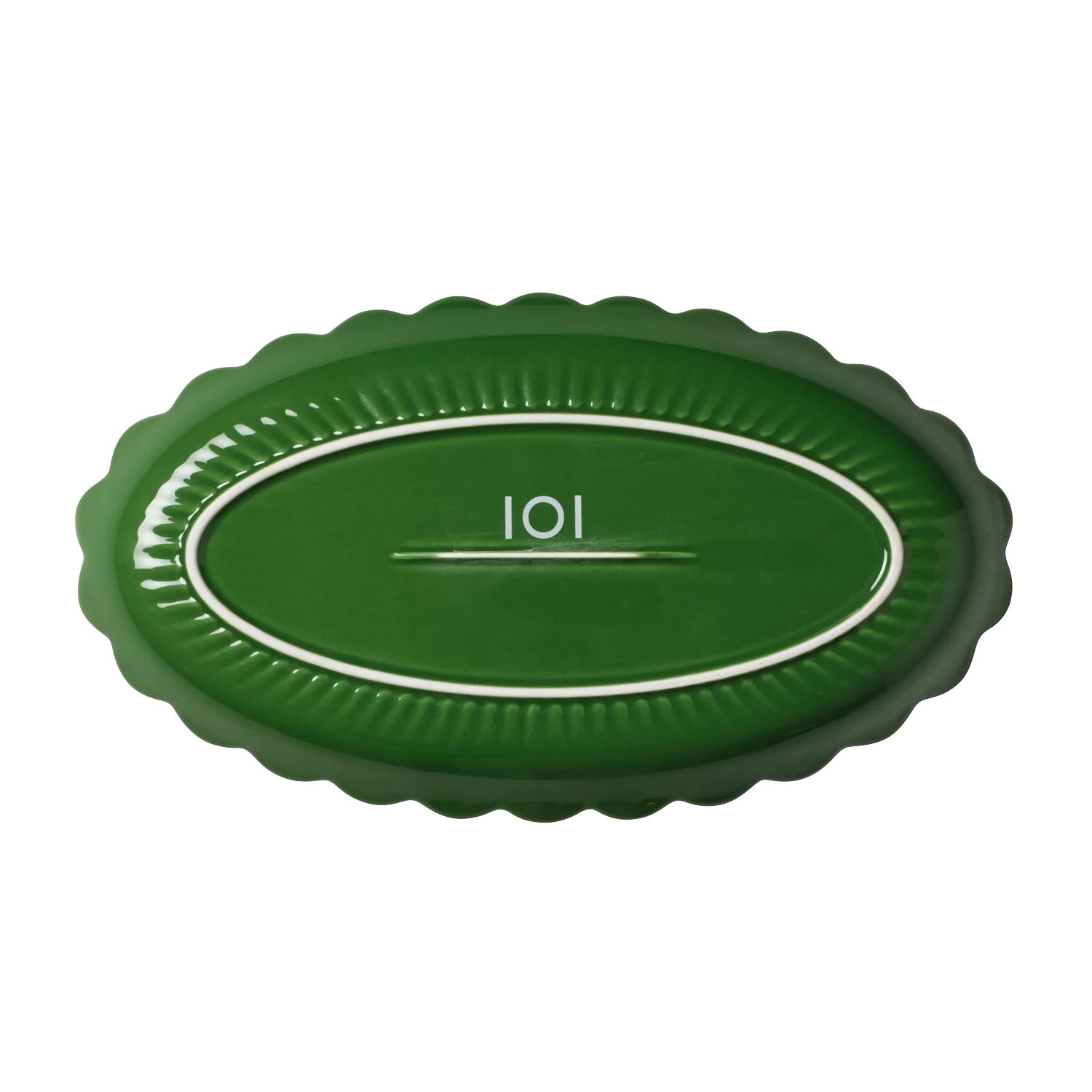 Scallop Platter Green