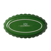 Scallop Platter Green