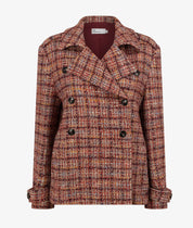 Revel Jacket- Berry Check