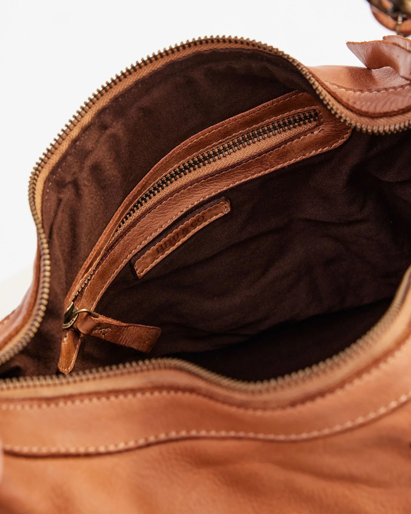 Signature Slouchy Bag- Tan