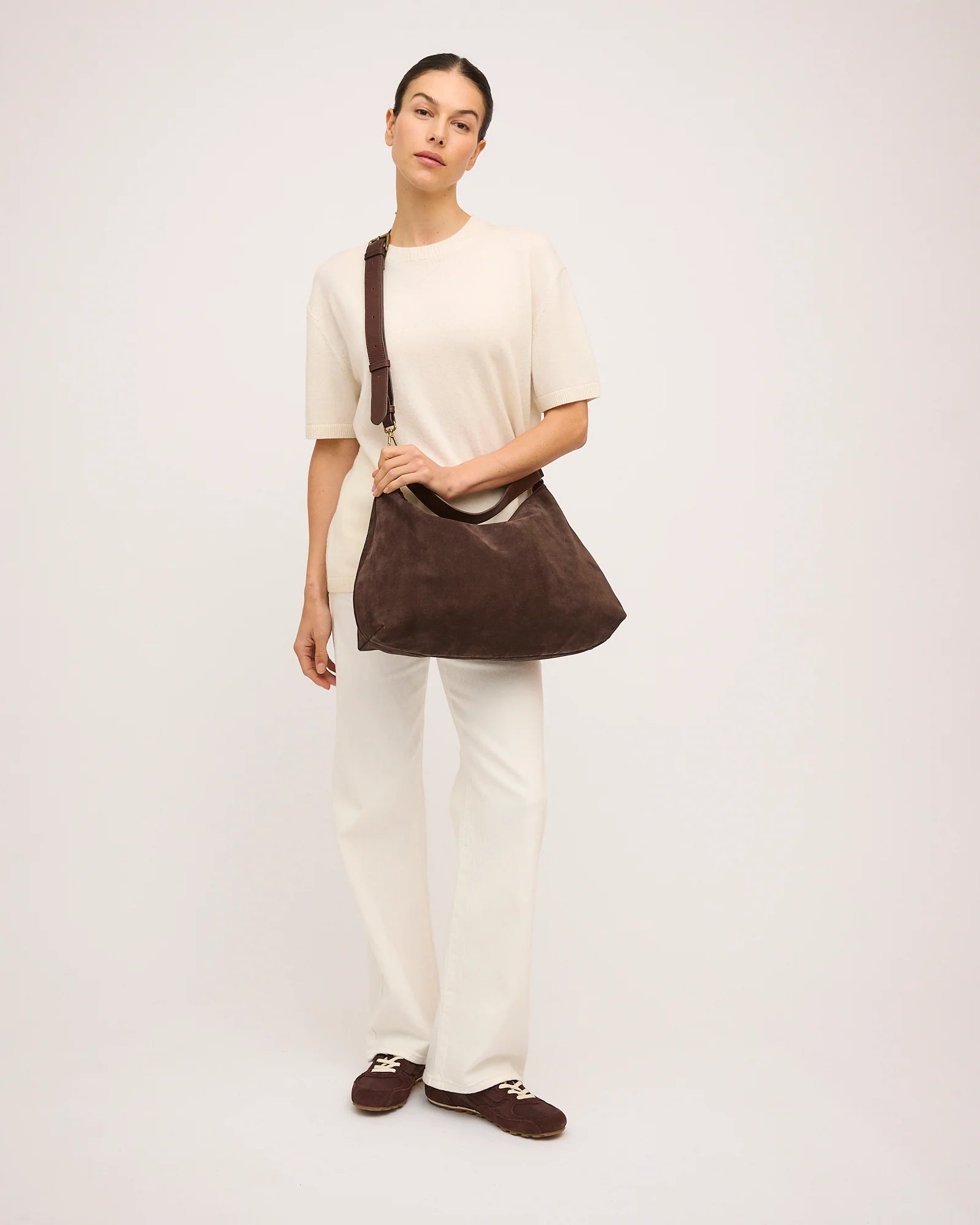 Suede Slouchy- Chocolate