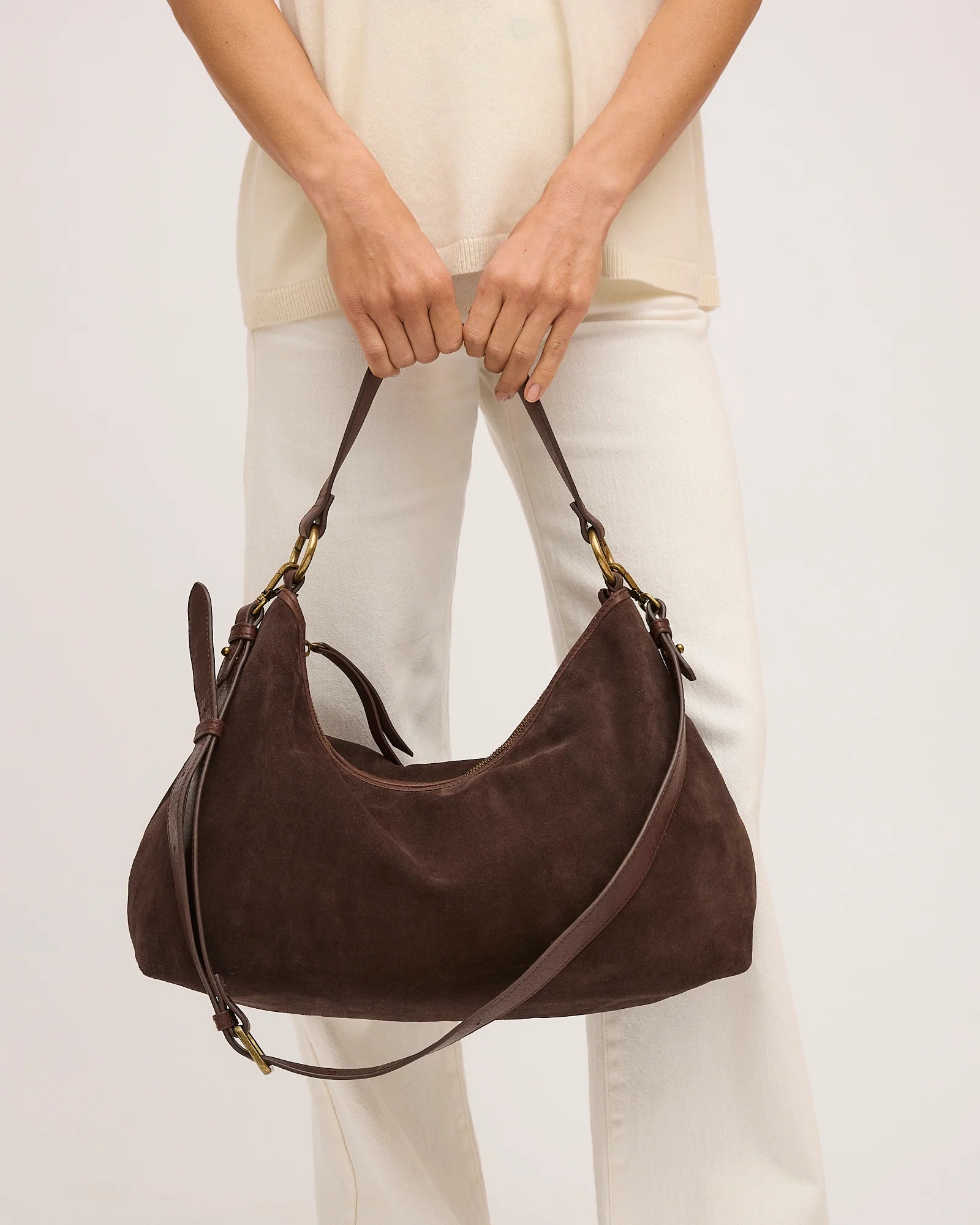 Suede Slouchy- Chocolate