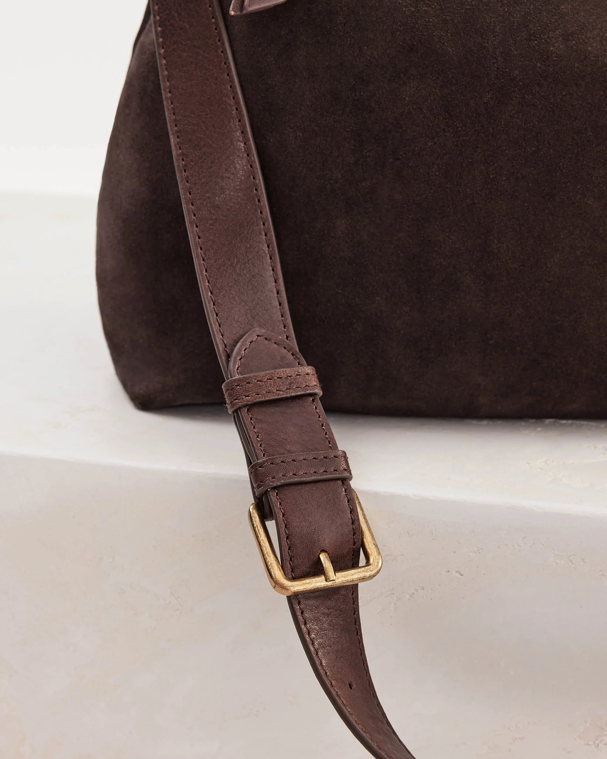 Suede Slouchy- Chocolate
