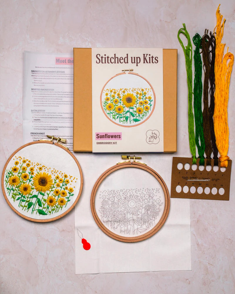 Stitched Up Kits - Sunflowers - Presence Hamilton