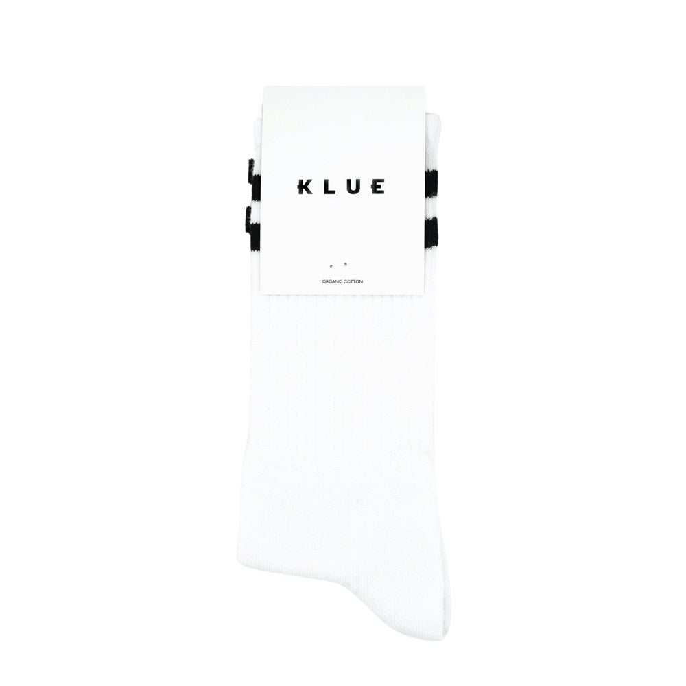 KLUE Organic Cotton Tennis Socks-White