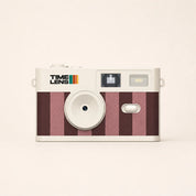 Timelens Digital Camera-  Cream Rosewood Stripe