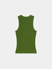 Rib Racer Tank- Garden Green