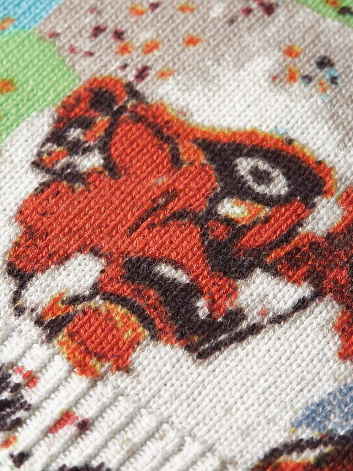 Jean Basquait Printed Pullover