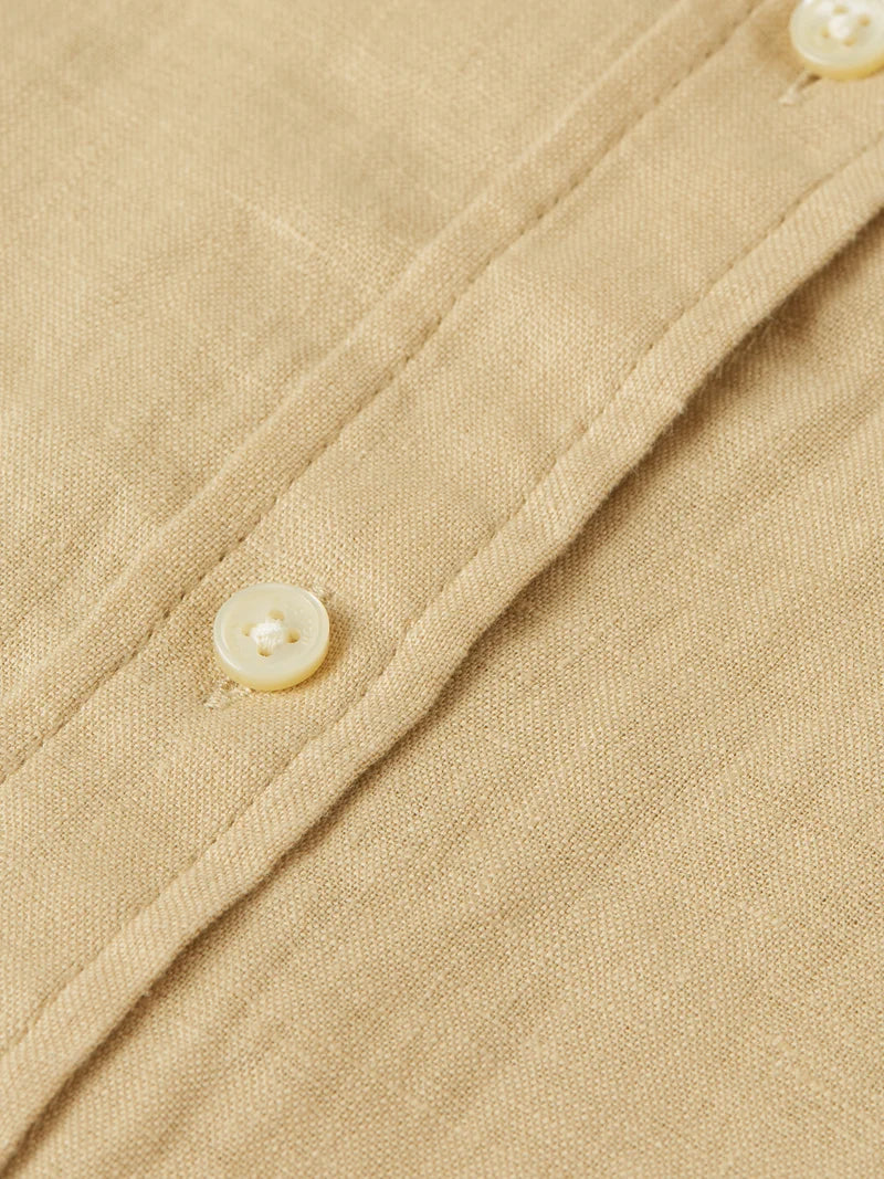Linen shirt -Travertine