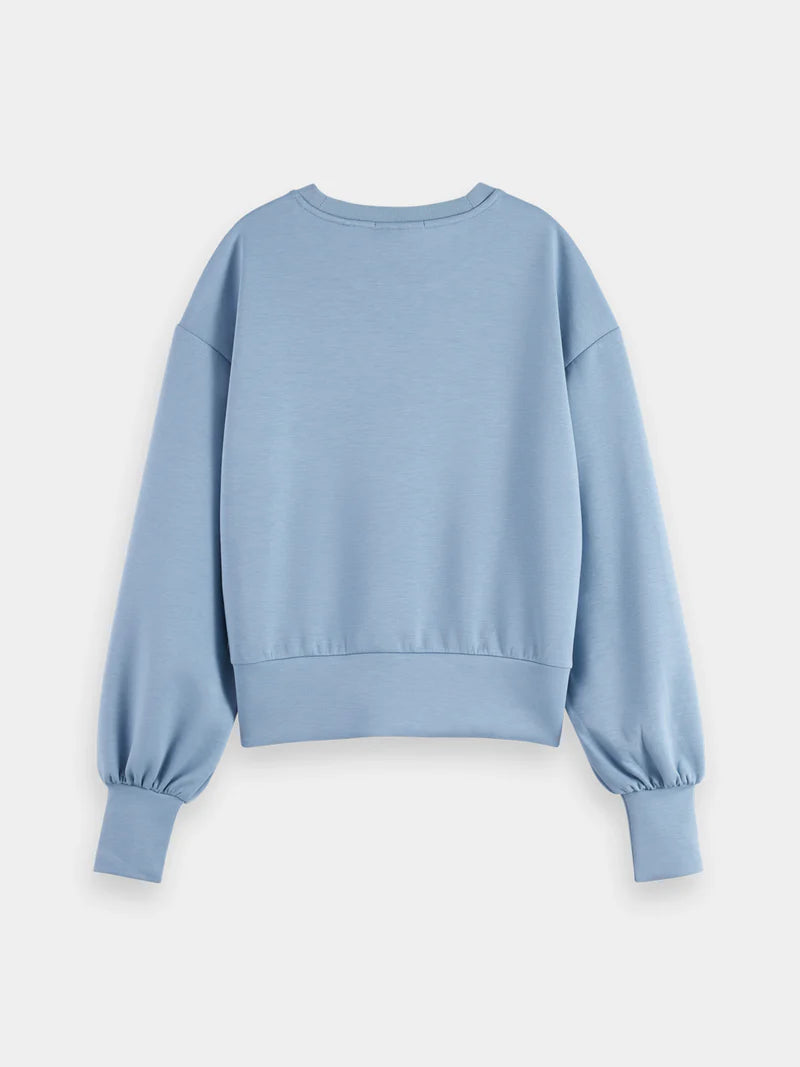 Modal Sweatshirt- Faded Denim